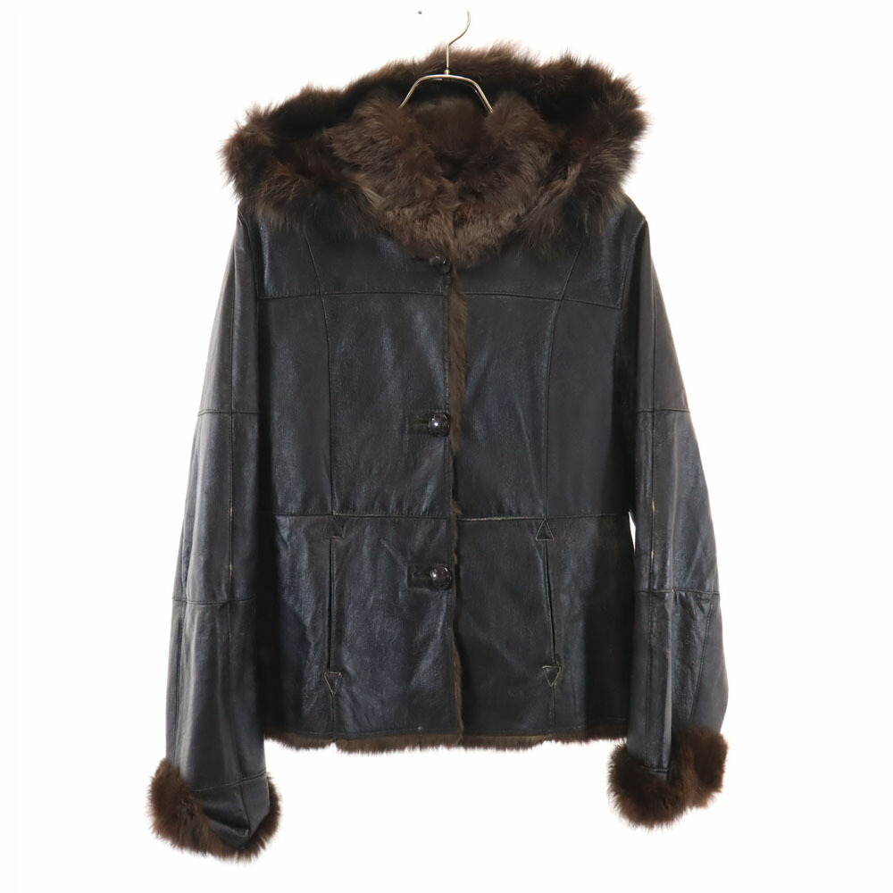 楽天市場】古着 BALMAIN バルマン ラビット レザージャケット 11