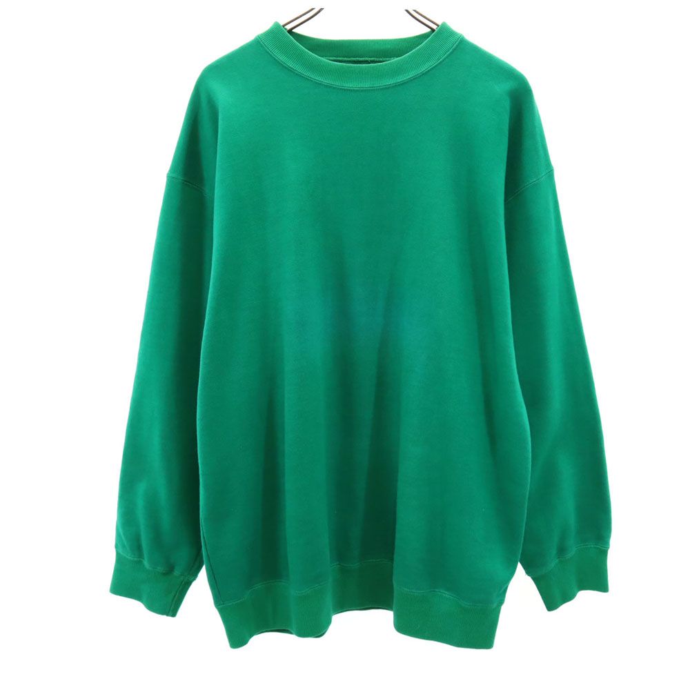 楽天市場】h.blues 長袖 スウェット トレーナー XL グリーン メンズ