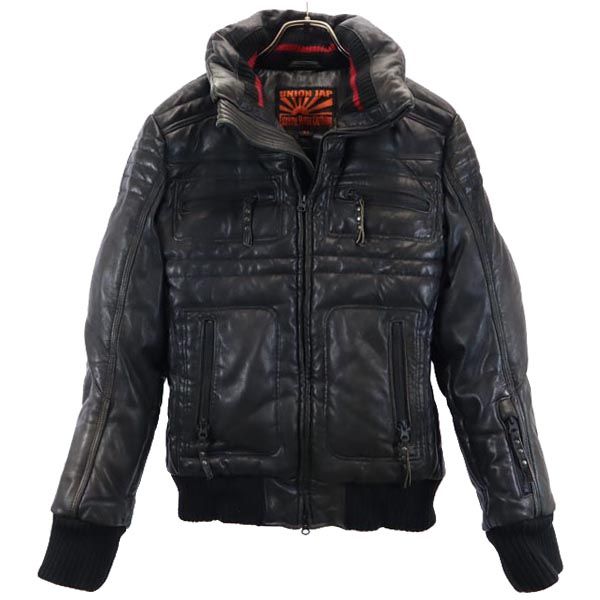 楽天市場】UNION JAP シープスキン レザー ダウンジャケット M