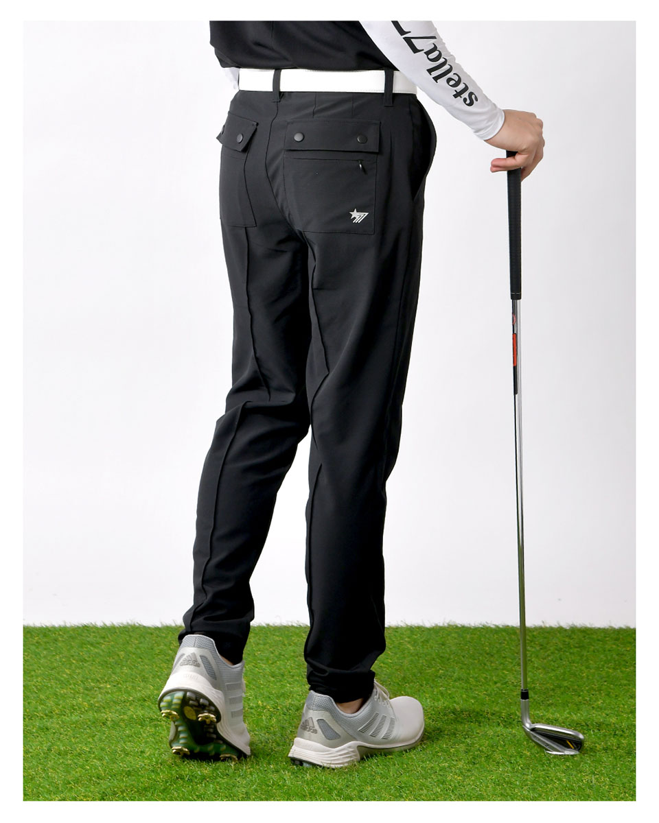 楽天市場】ゴルフパンツ メンズ ストレッチ スリム テーパード 吸汗速