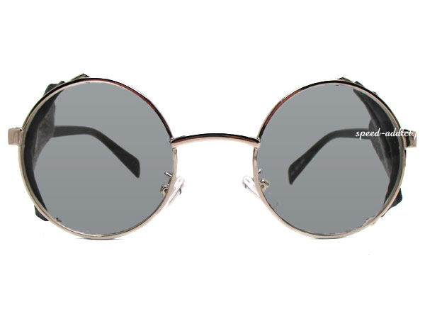 楽天市場】30's STYLE LEATHER SIDE COVER ROUND SUNGLASS（30s