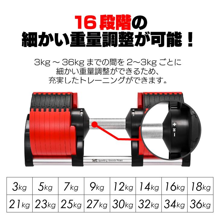 楽天市場】【限定カラー/正規品】フレックスベル 36kg 2kg刻み レッド