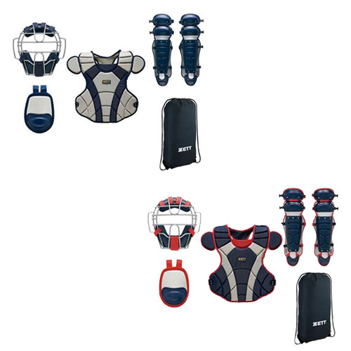 楽天市場】野球 ZETT ゼット 軟式用 キャッチャー防具 4点セット