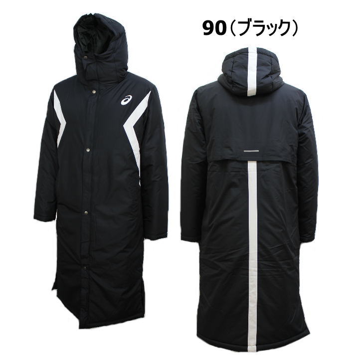 楽天市場】半額以下 アシックス ベンチコート メンズ コート 中綿入り