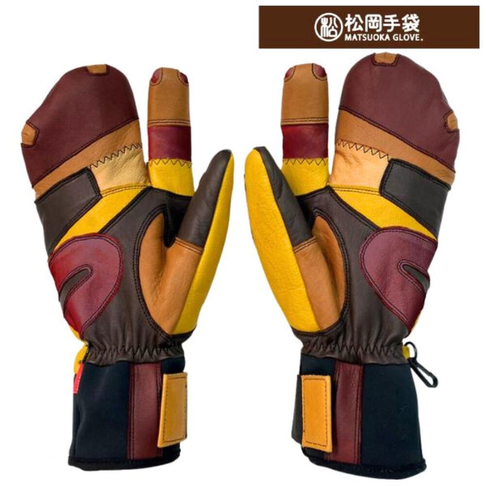 楽天市場】【限定生産】 松岡手袋 スキー手袋 スキー グローブ サイズL