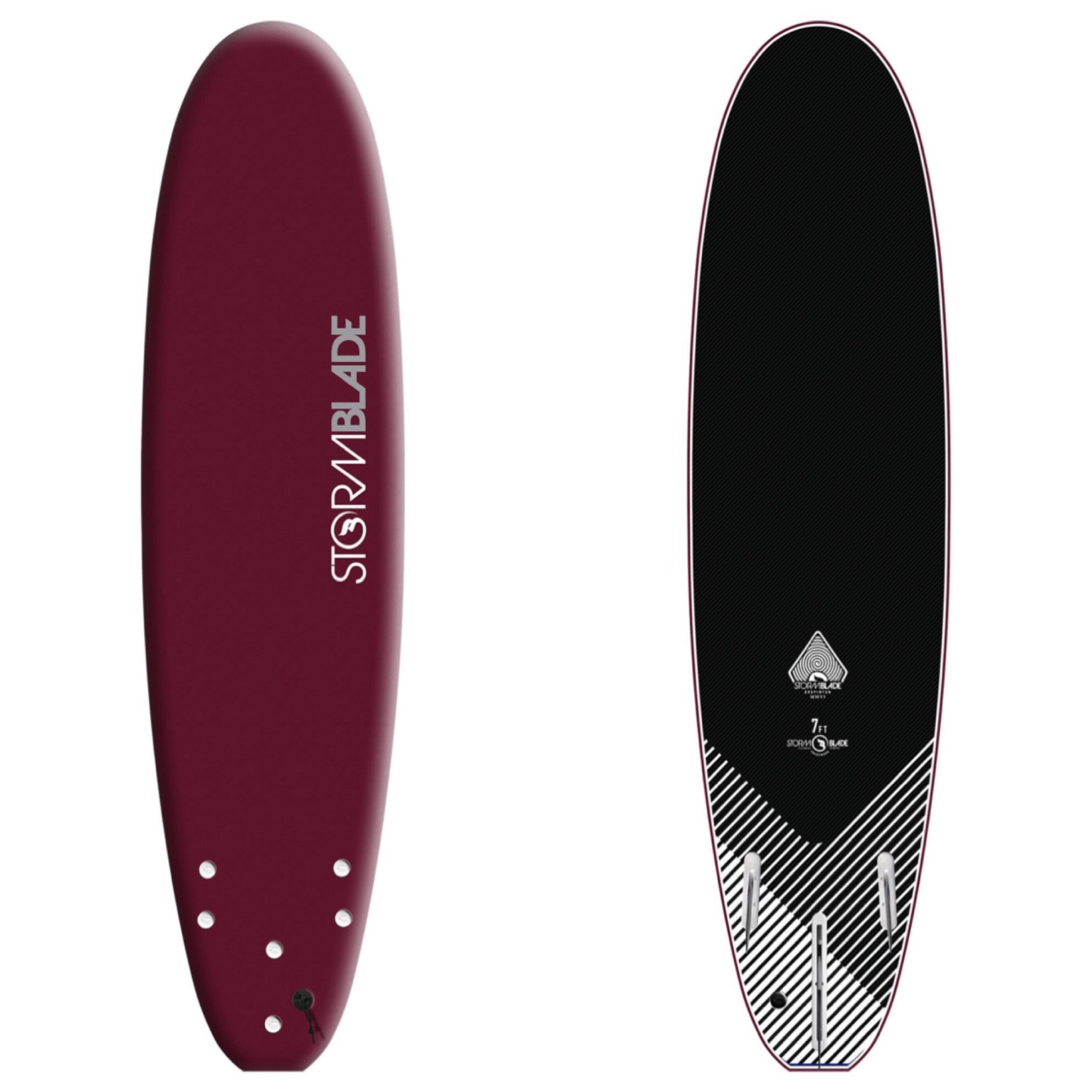 楽天市場】サーフボード ミッドレングス STORM BLADE SOFTBOARD 8`0