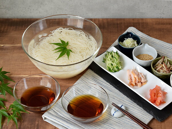 楽天市場】そうめん鉢 23cm ガラス製 ボウル サラダボウル そうめん鉢