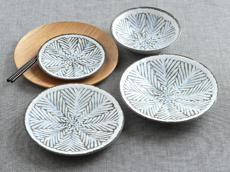 楽天市場】和食器 雪 8点食器セット 二人用福袋 磁器 日本製 美濃焼