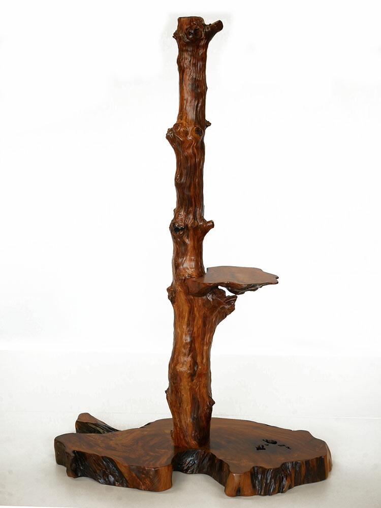 楽天市場】【総高127cm】屋久杉 棚 玄関仕様：無垢 / 材料：屋久杉