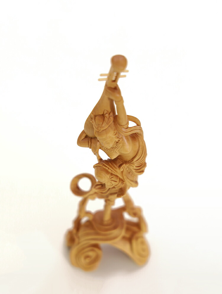 楽天市場】【総高22cm】飛天女 木彫り 仏像 仕様：無垢 / 素材：柘植