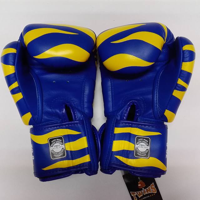 楽天市場】TWINS SPECIAL ボクシンググローブ 14oz Z青黄 /ボクシング
