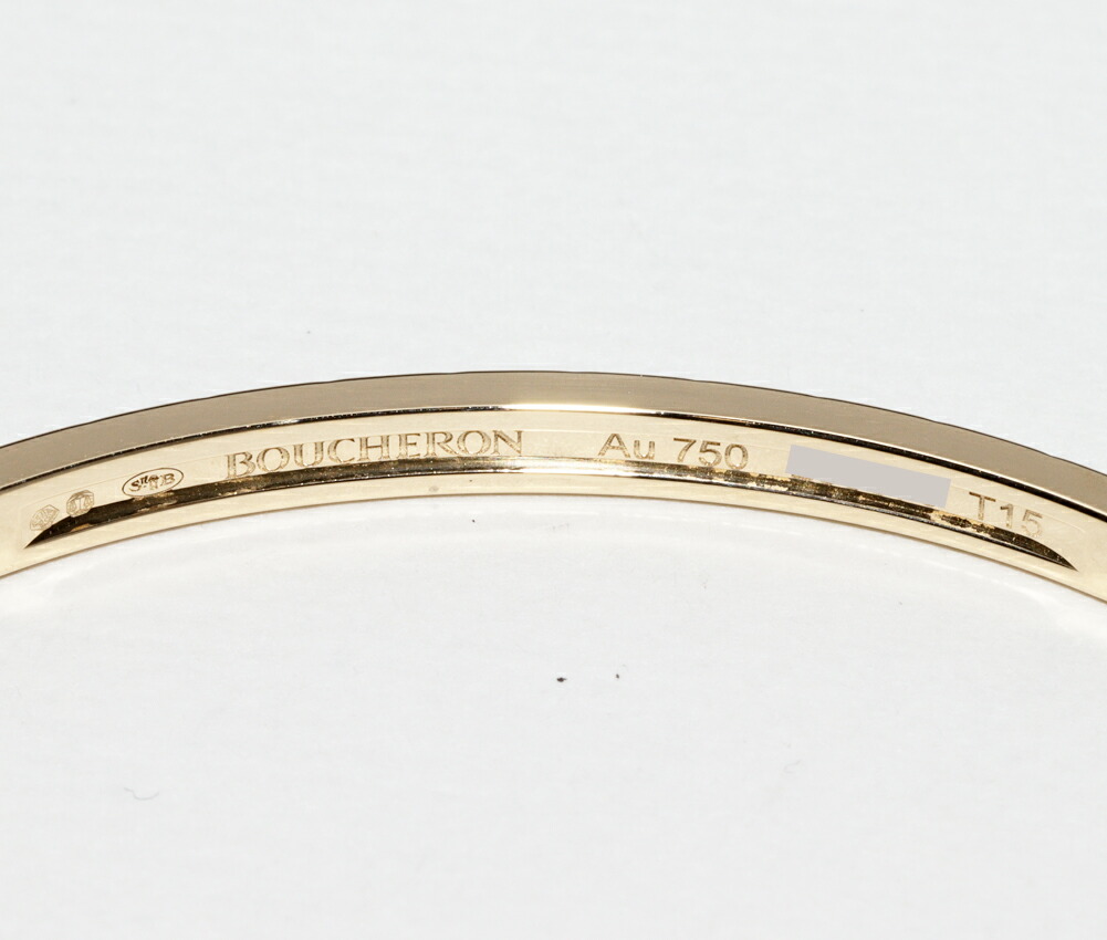 楽天市場】ブシュロン ブレスレット バングル K18YG キャトル