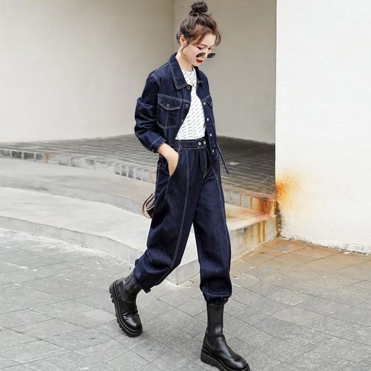 楽天市場】前開き 上下セット セットアップ レディース アンクルパンツ