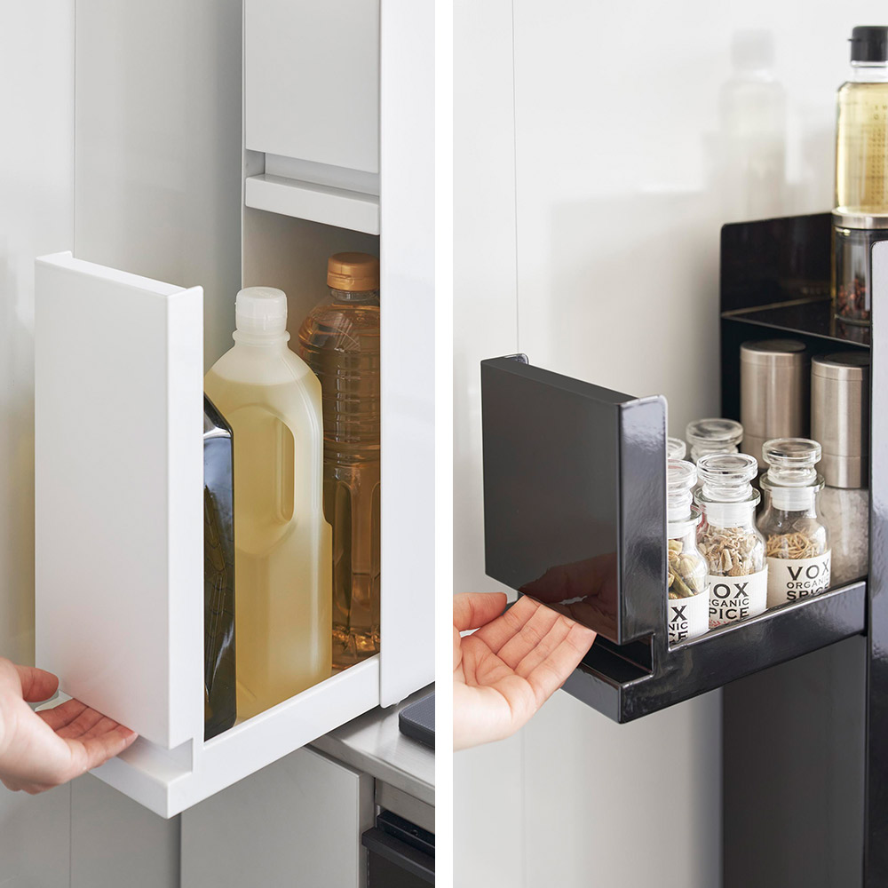 楽天市場】[ 隠せる調味料ラック タワー 2段 ] 山崎実業 キッチン