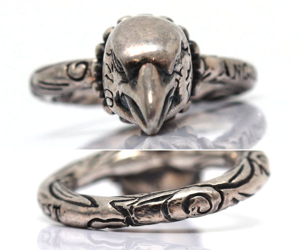 楽天市場】GUCCI グッチ イーグルヘッド リング ANGER FOREST アンガー