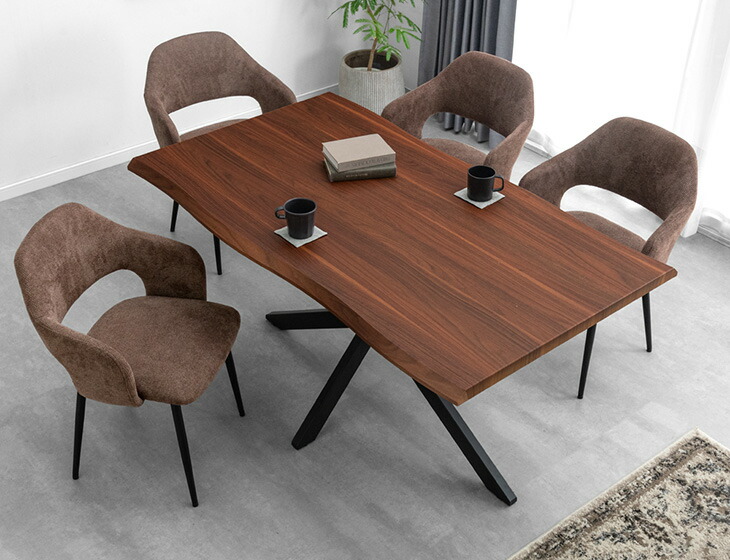 楽天市場】ダイニングテーブル 単品 木目 石目 長方形 テーブル