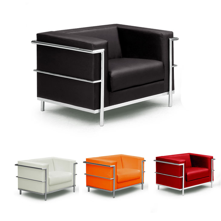 楽天市場】【正午~クーポン3%引】 1人掛けソファ ル・コルビジェ LC2