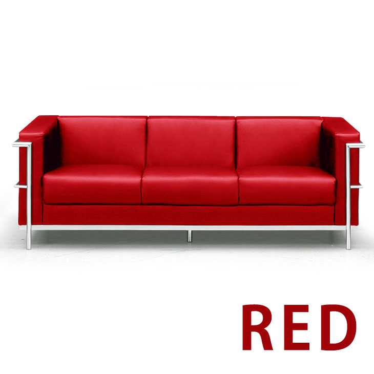 楽天市場】【正午~クーポン3%引】 3人掛けソファ ル・コルビジェ LC2