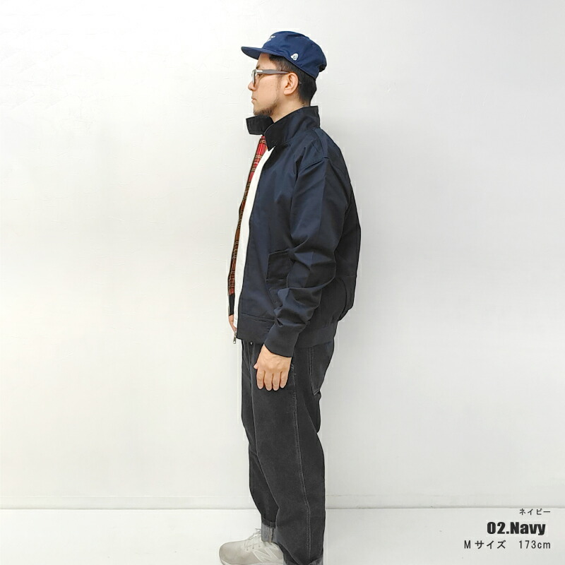 楽天市場】G9型 ハリントンジャケット メンズ 無地 裏地チェック 春秋