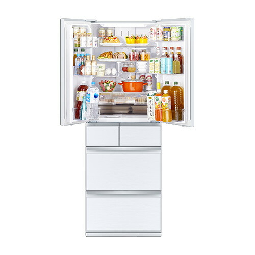 三菱電機 冷蔵庫 MR-MZ49J-W 485L ホワイト 2023年製 三菱電機 冷蔵庫