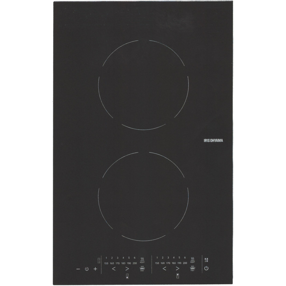 楽天市場】アイリスオーヤマ 2口ビルトインIHクッキングヒーター(200V