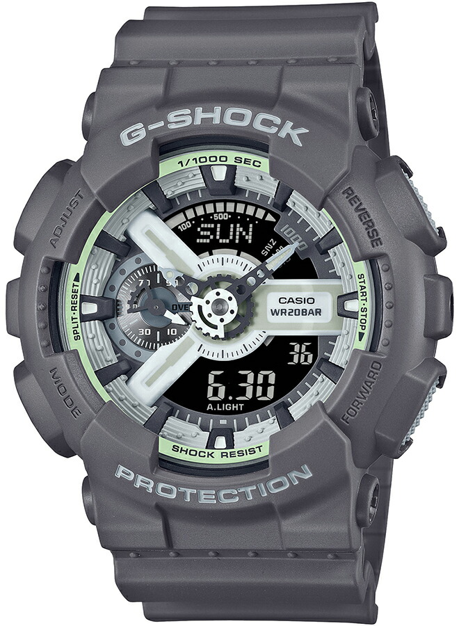 楽天市場】G-SHOCK HIDDEN GLOW 蓄光フェイス GA-110HD-8AJF メンズ
