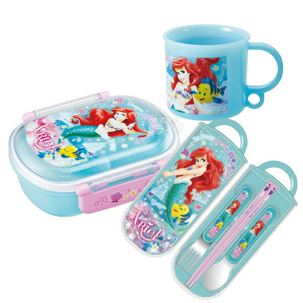 楽天市場】リトルマーメイド アリエル 抗菌 お弁当箱 中子付 360ml