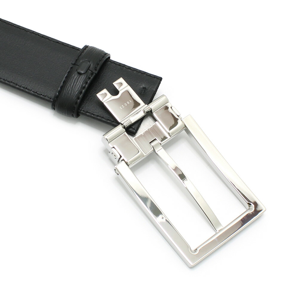 楽天市場】モンブラン メンズ ベルト MB114435 ブラック レザーベルト