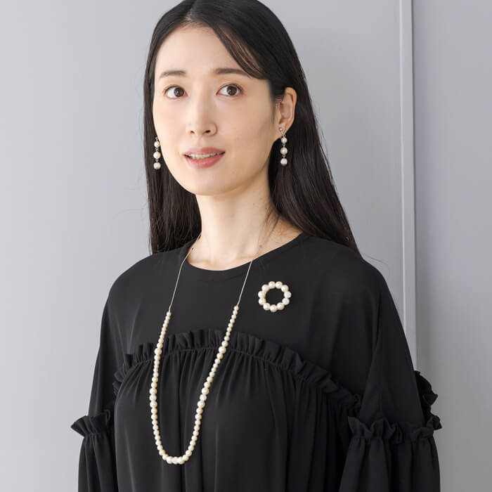 楽天市場】ロングネックレス パール 東京ソワール フォーマル ホワイト