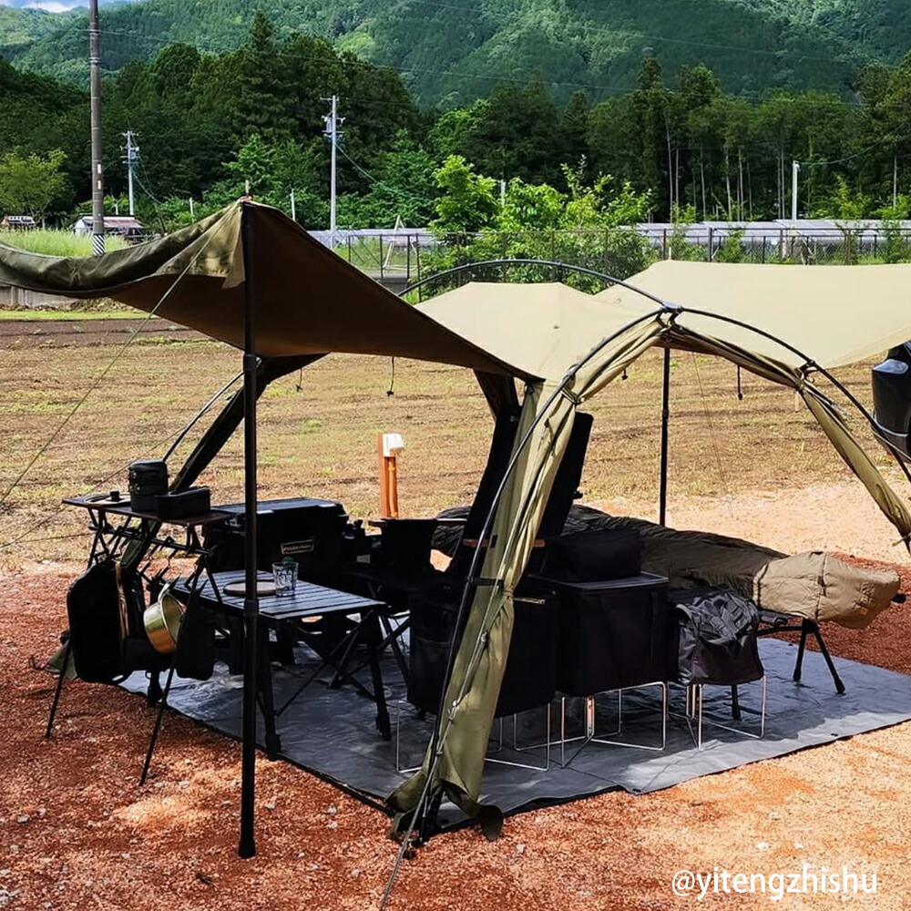 美品 TOMOUNT パップテント TC ソロテント 自立式 インナー付き 楽天