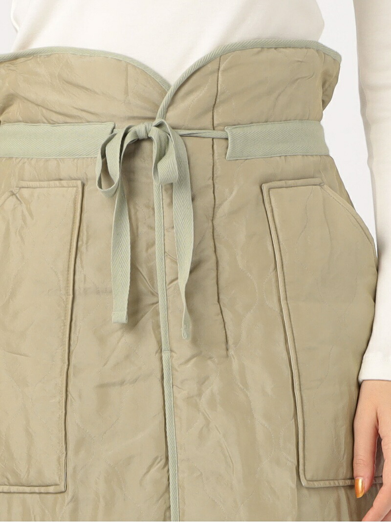 楽天市場】【SALE／40%OFF】キルティング Iラインロングスカート