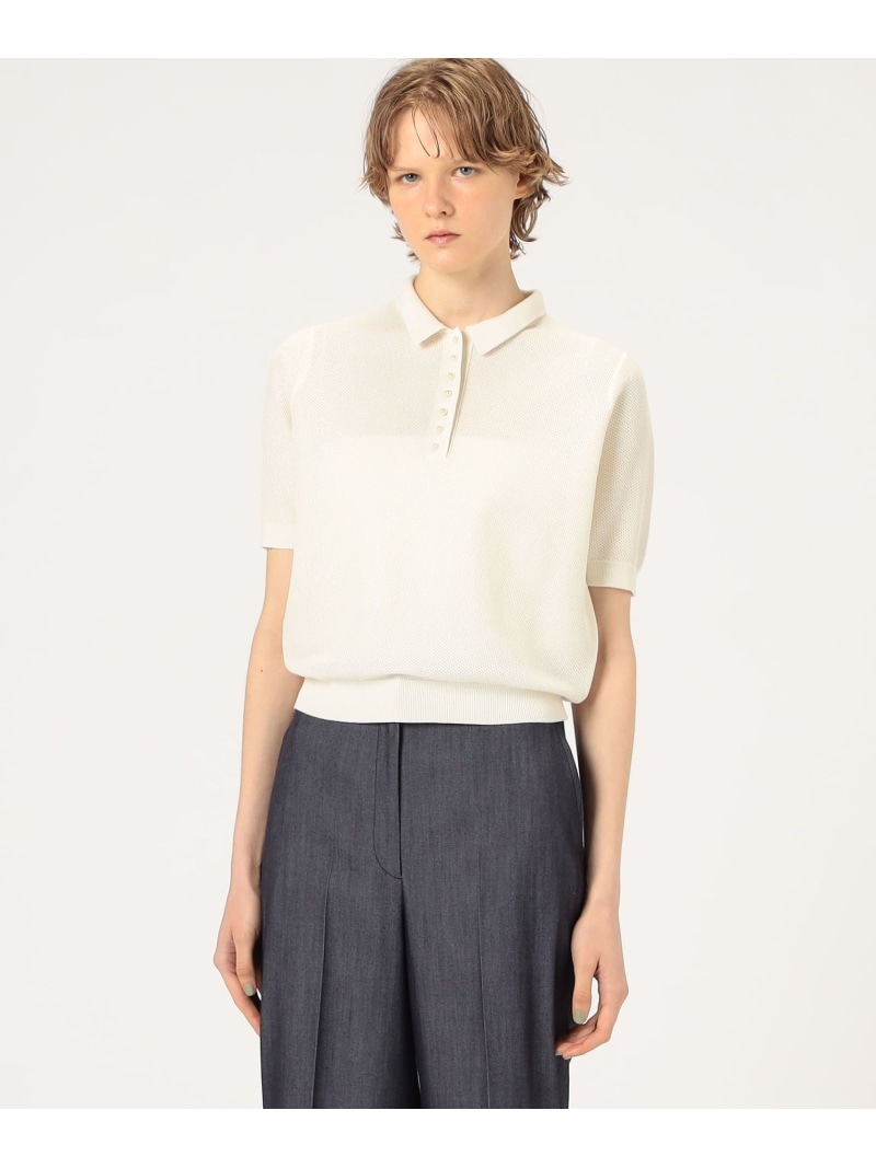 楽天市場】パールメッシュコンビ ポロカラープルオーバー Ballsey