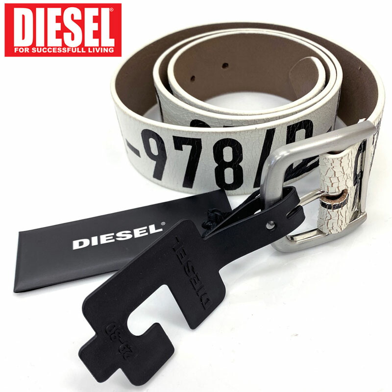 楽天市場】送料無料 DIESEL ディーゼル メンズ ベルトロゴプリント 本