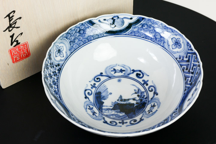 楽天市場】九谷焼 中鉢 宝祥芙蓉手/山本長左（宮内庁御用窯）＜送料