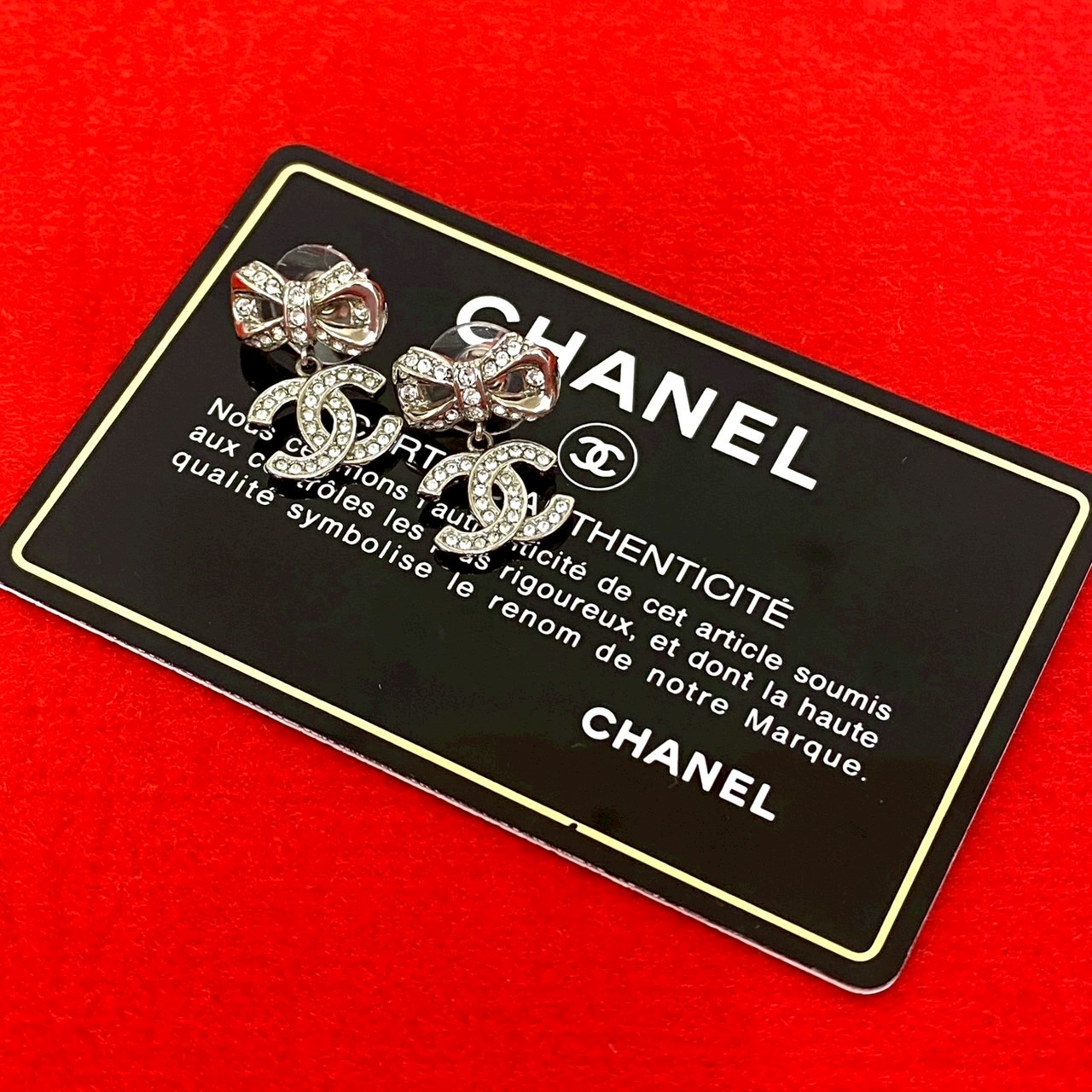 楽天市場】シャネル リボン ピアスの通販