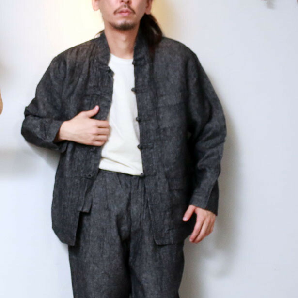 楽天市場】【 CWORKS Wall Linen French China Jacket 】シーワークス