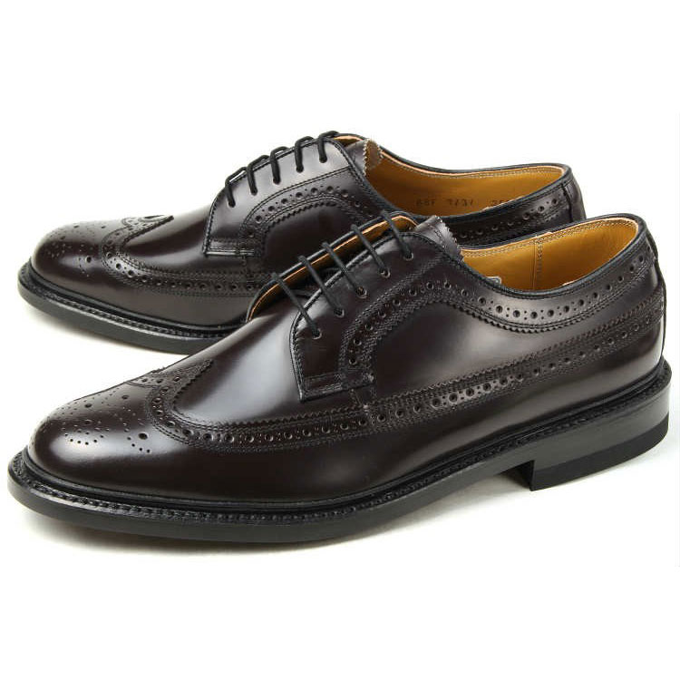 楽天市場】リーガル 靴 ダークブラウン ウイングチップの通販