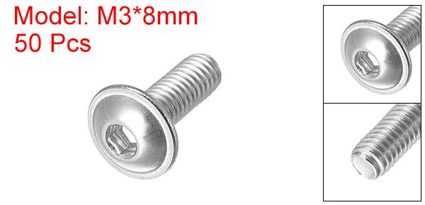 楽天市場】uxcell フランジ付きボタン頭ねじ ソケットキャップネジ