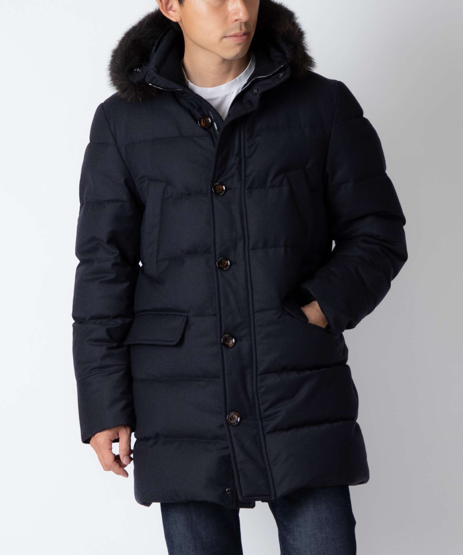 楽天市場】ムーレー MOORER メンズ ダウンコート BARBIERI LL ダウン