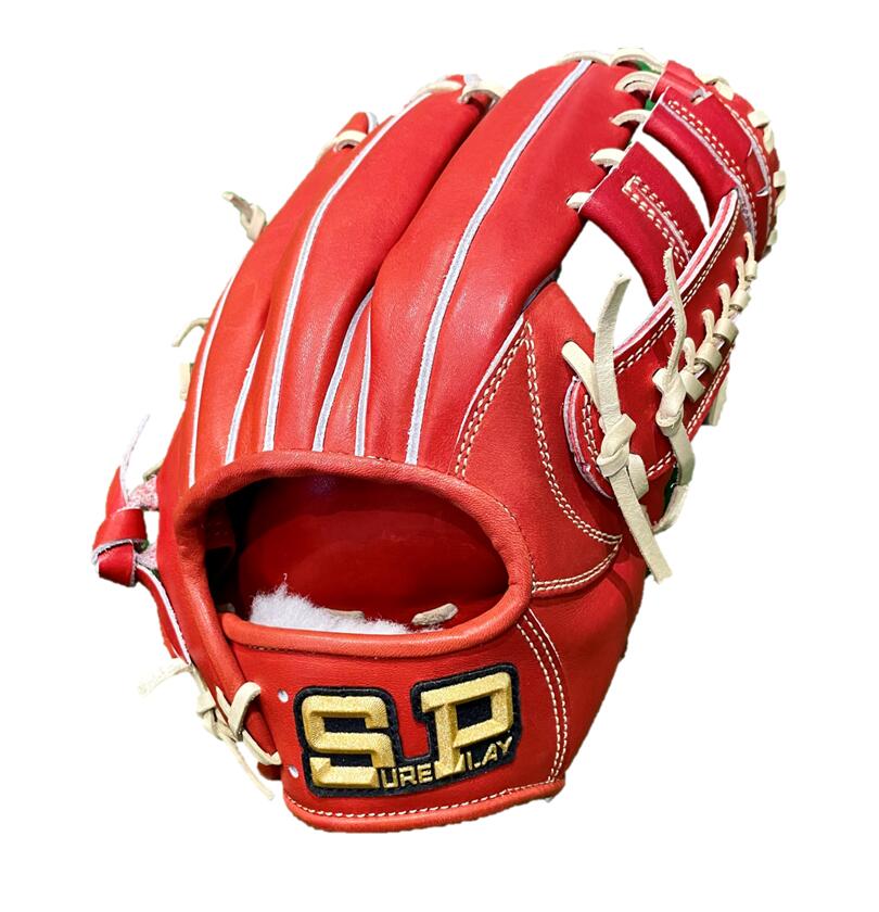 楽天市場】型付け済み SUREPLAY SBGFA136-ROR 右投げ レッドオレンジ