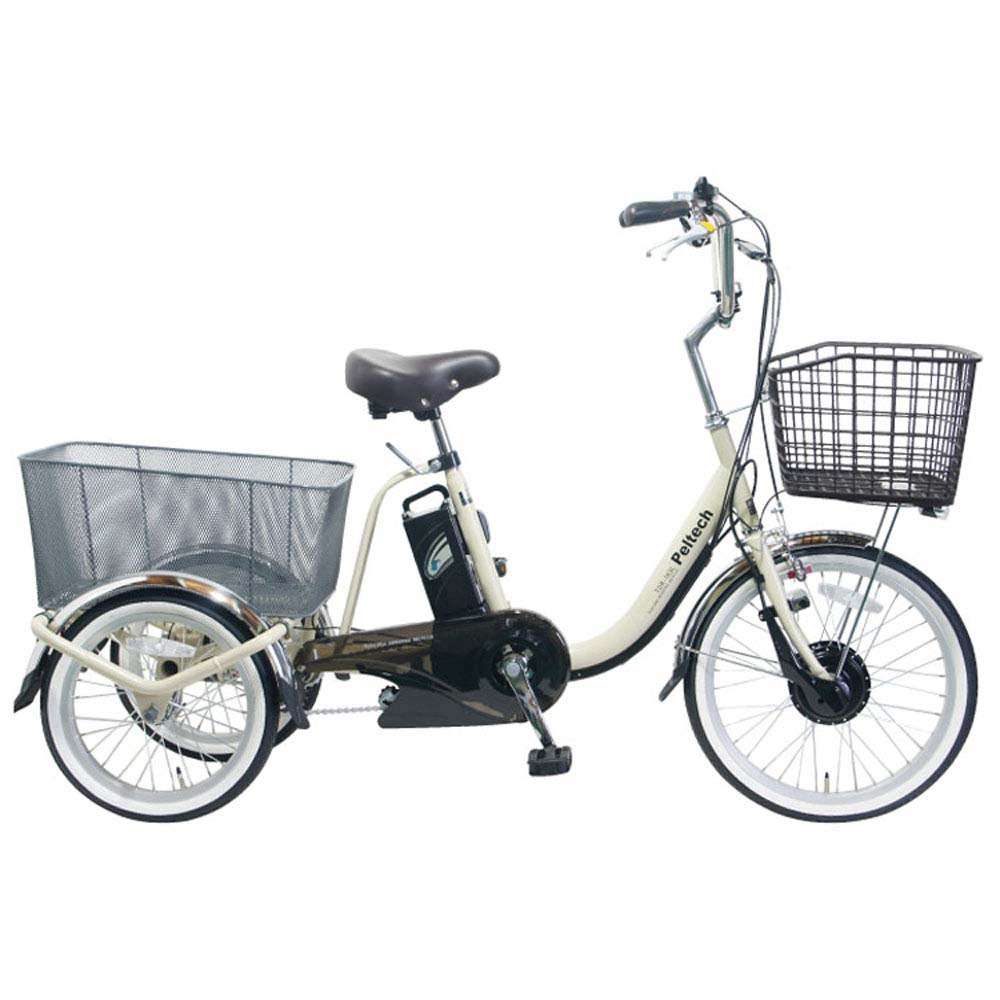 シルバー三輪車 前面バスケット付き 愛知県引き取り限定 シルバー