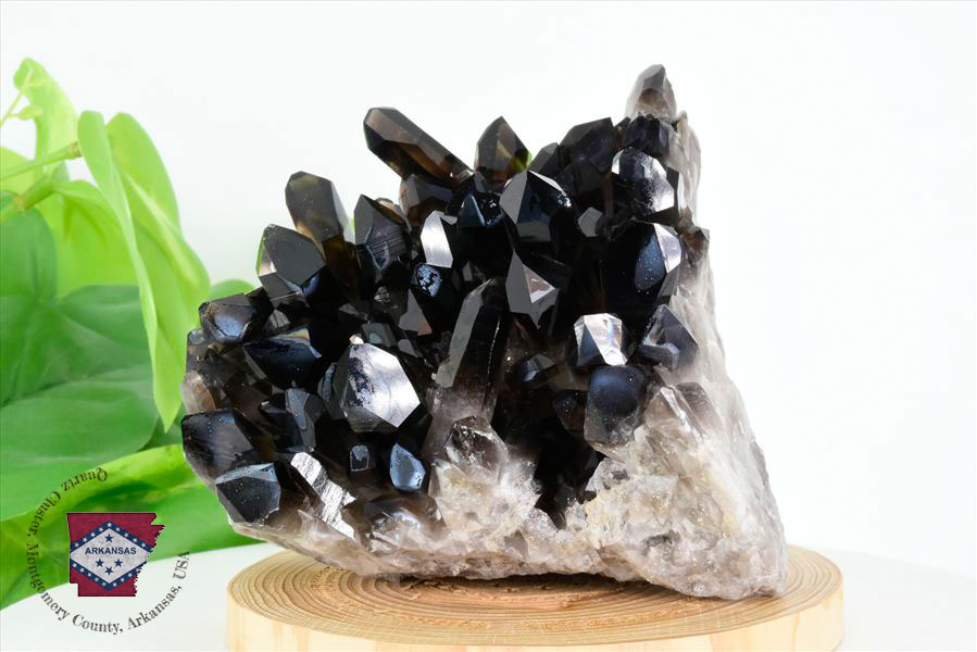 楽天市場】□アーカンソー州産□黒水晶 スモーキークォーツ クラスター