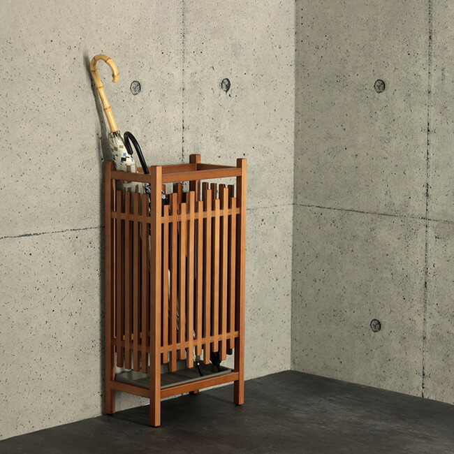 楽天市場】＼特典あり／大湊文吉商店 秋田杉 格子傘立 OM-181[傘立て