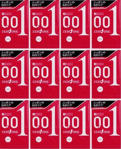楽天市場】【送料無料】【即納】オカモト ゼロワン 0.01 3個入り×12箱