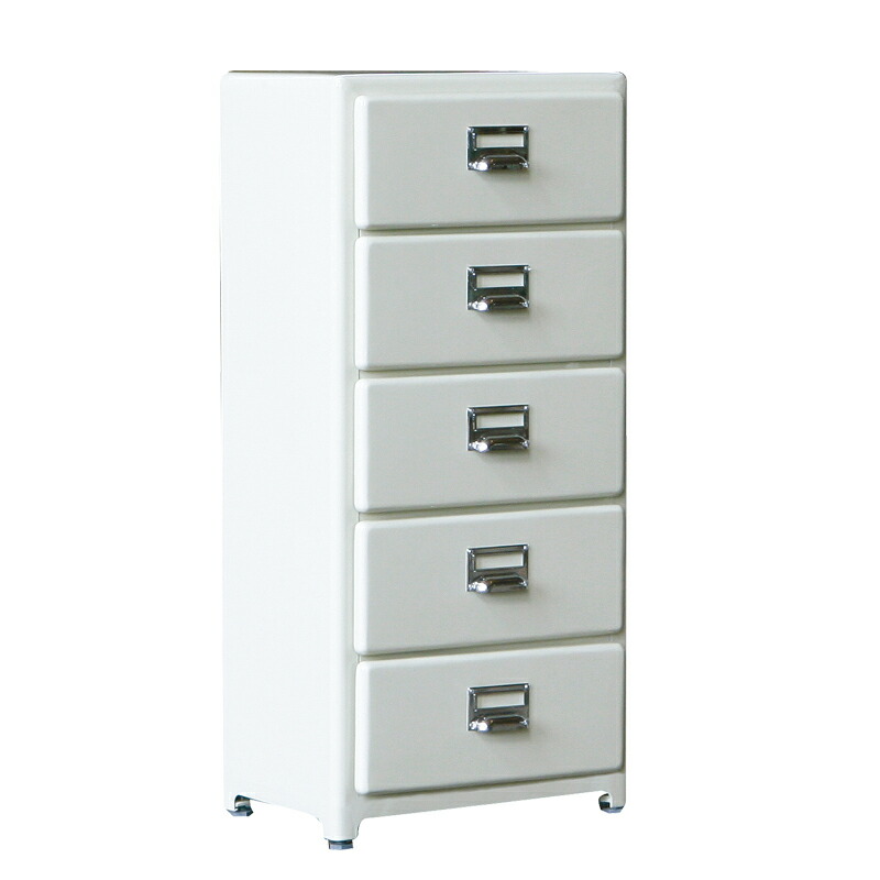 楽天市場】100-135 IVORY 送料無料 5 drawers chest ダルトン5段