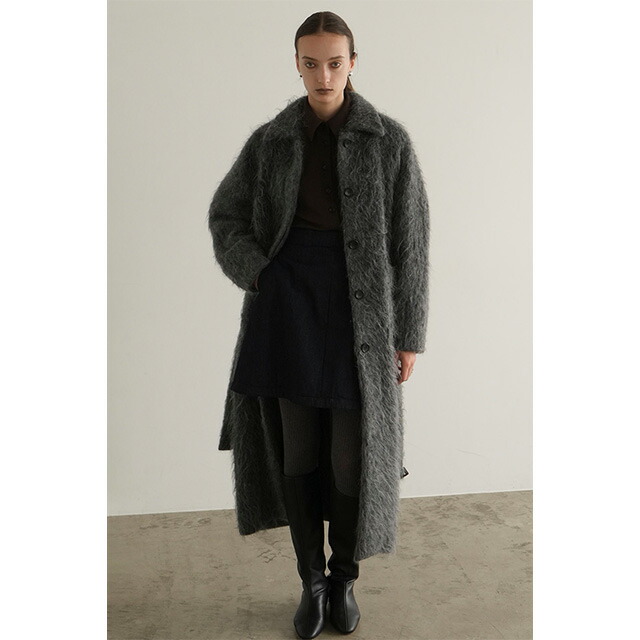 楽天市場】クラネ CLANE ロング シャギー レディ マキシ コート LONG