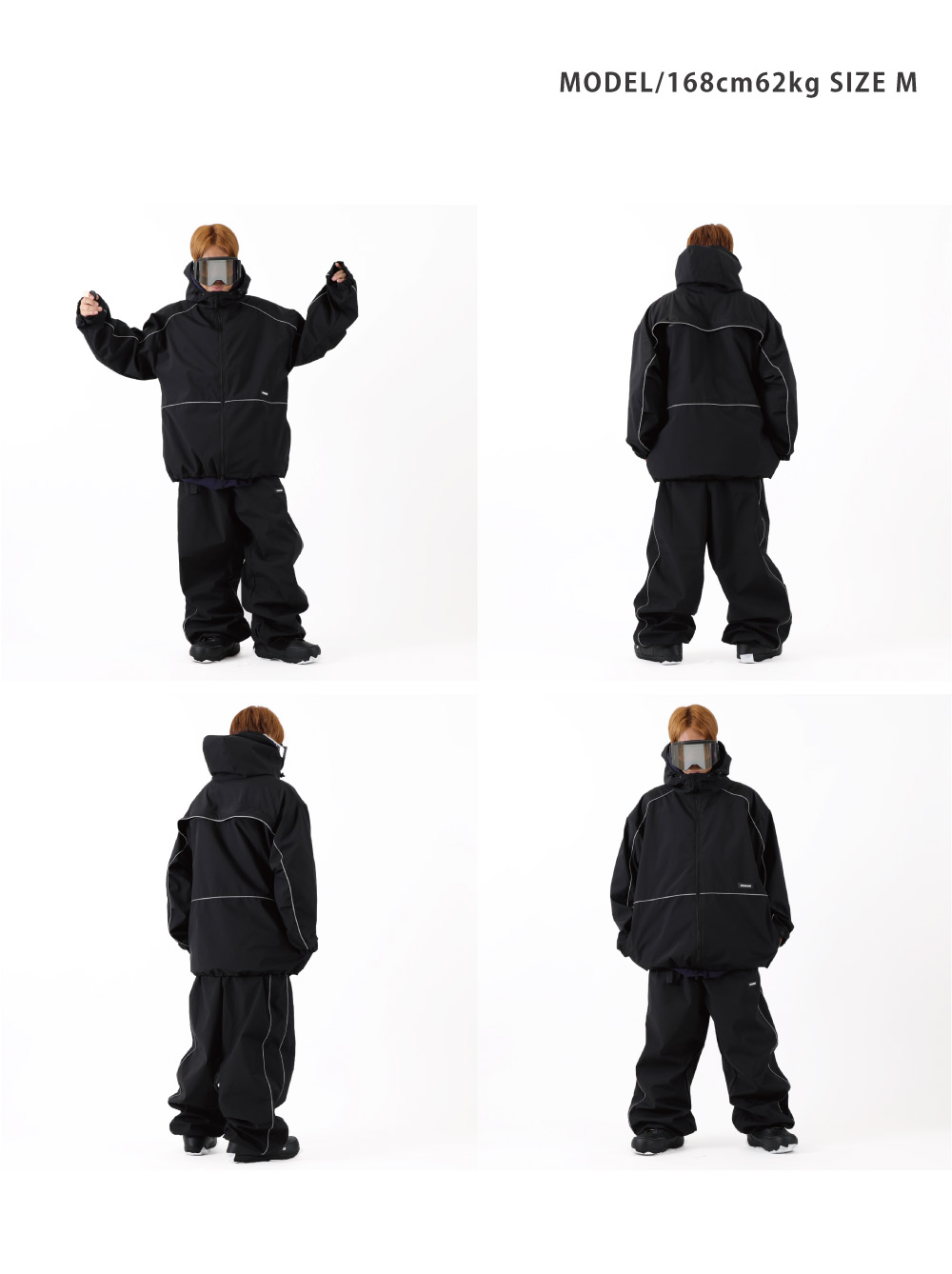 楽天市場】スノーボードウェア メンズ レディース ビックシルエット