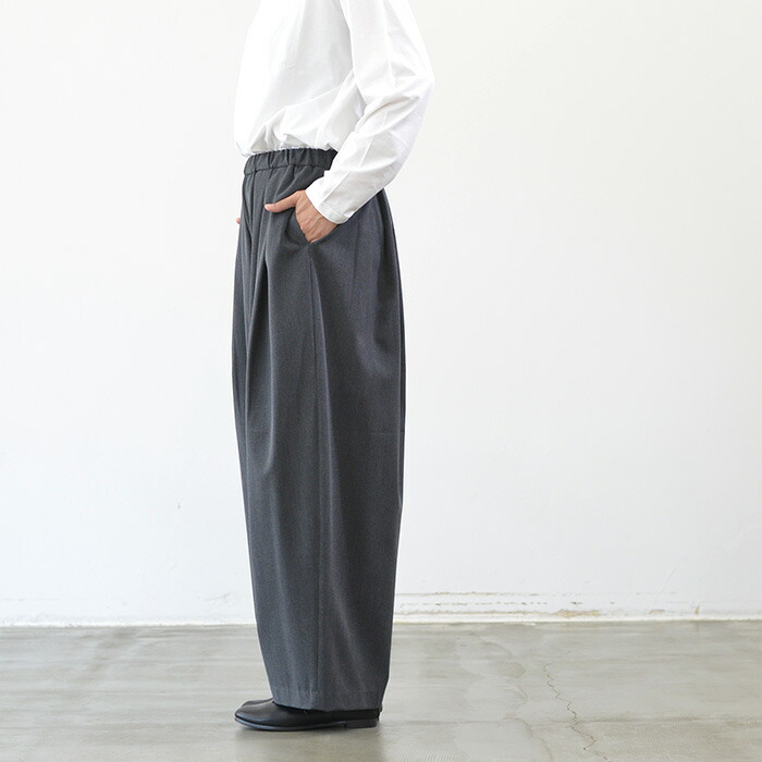 楽天市場】【再入荷】mizuiro ind ミズイロインド wide tuck PT(全2色