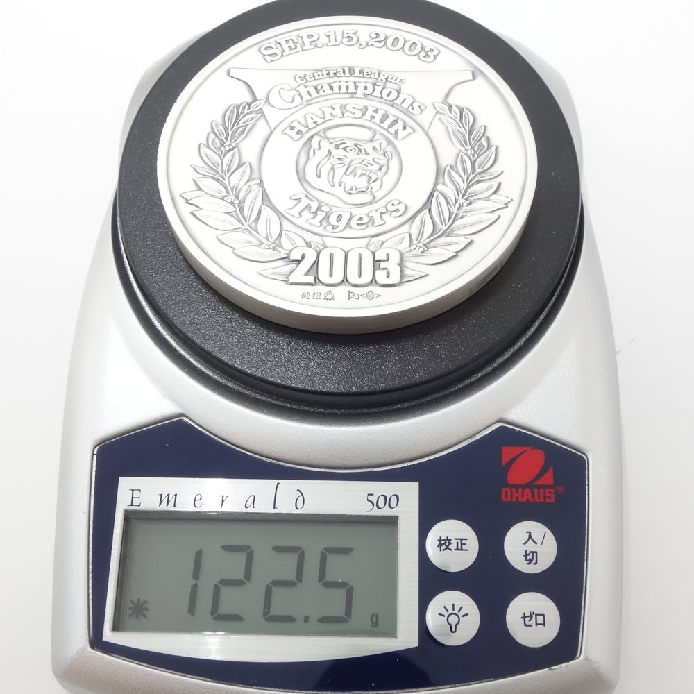 楽天市場】阪神タイガース 優勝記念メダル 純銀 2003年 セントラル