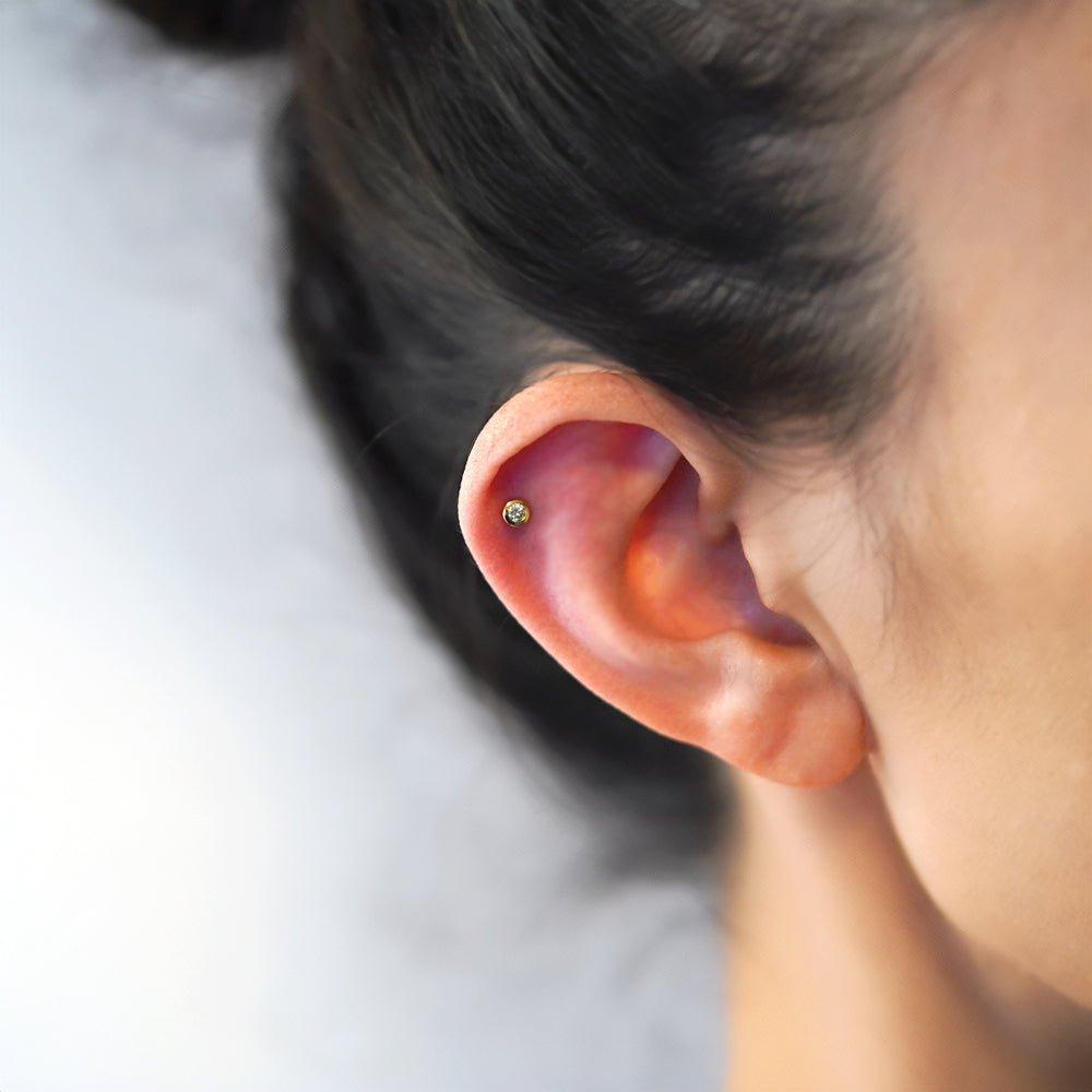 楽天市場】K18/PT デイリーセット ダイヤモンド ボディピアス │ 16G